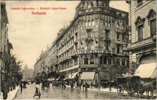 1910 Budapest V. Kossuth Lajos utca, Haas, Weiss Gyula üzlete, Erdélyi cs. és kir. udvari fényképészeti műterem