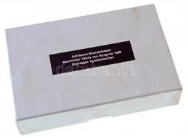 Ausztria 1969. "I.Miksa és Burgundiai Mária házassága" peremén jelzett ezüst emlékérem ere...