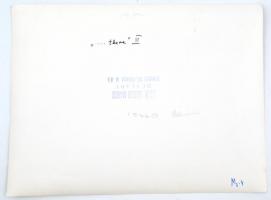 Marosi László (?-): Halászbárka, pecséttel jelzett fotó, kis szakadással, gyűrődéssel, 30×40 cm