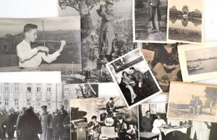 cca 1900-1980 Kis fotó tétel, utazás, életképek, utcaképek, kb. 50 db, vegyes méretben