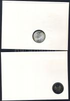 Kis érmés boríték tétel: NDK 1987. 5M "Berlin-Alexanderplatz" + 5M Berlin-Rathaus" T:...