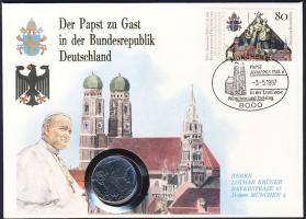 Kis érmés boríték tétel: NDK 1987. 5M "Berlin-Alexanderplatz" + 5M Berlin-Rathaus" T:...