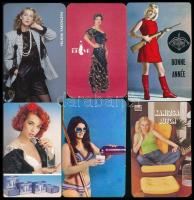 1965-1991 Csajos kártyanaptárak, 12 db