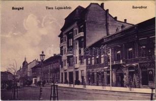 Szeged, Tisza Lajos körút, Eternit Pala, Hipp A. és Blau Lajos üzlete
