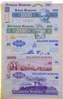 2012. 500K "Balatoni Korona" + 1000K "Balatoni Korona" + 2000K "Balatoni Ko...