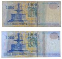 2005. 1000Ft "DA" + 2006. 1000Ft "DB" T:III