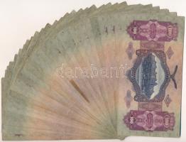 1930. 100P (30x) csillagos sorozatszámmal, 25xklf sorozatszámmal T:III közte szép papír 
Adamo P17A