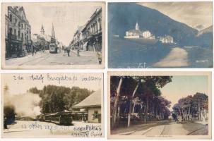 70 db RÉGI képeslap vegyes minőségben: főleg külföldi városok / 70 pre-1945 postcards in mixed quali...
