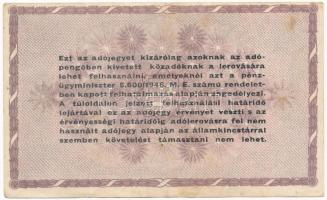 1946. 100.000AP sorozat- és sorszám nélküli T:III
Adamo P51A