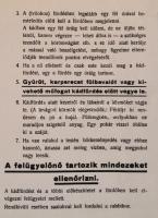 cca 1940 Női zsidó rituális fürdő mikve, felelös kiadó Weltz Izráel rabbi, Gewürcz Ferdinánd ny., pa...