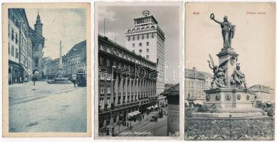 75 db RÉGI képeslap vegyes minőségben: főleg délvidéki (vajdasági, horvát, szlovén) / 75 pre-1945 po...