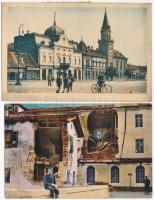 75 db RÉGI képeslap vegyes minőségben: főleg délvidéki (vajdasági, horvát, szlovén) / 75 pre-1945 po...