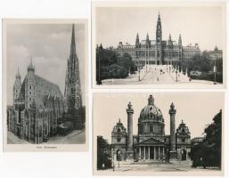 Wien, Vienna, Bécs; - 21 postcards