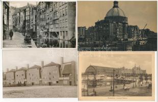 48 db RÉGI holland képeslap: sok Amszterdam / 48 pre-1945 Dutch postcards: mostly Amsterdam