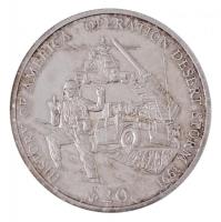 Libéria 2001. 20$ Cu-Ni "Sivatagi Vihar hadművelet" kis szennyeződés, ujjlenyomatos T:PP 
...