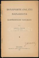 Breit József: Bonaparte 1797. évi hadjárata. Hadtörténelmi tanulmány. Bp., 1900., Márkus Samu, 47+1 ...