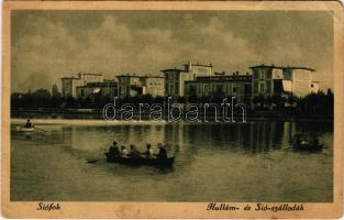 1923 Siófok, Hullám és Sió szállodák, evezős csónakok (EB)