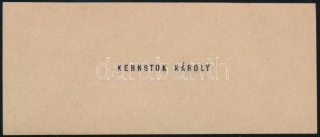 1912 Pablo Casals (1876-1973) katalán származású spanyol csellóvirtuóz, karmester aláírása Kernstok ...