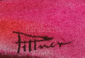 Pittner jelzéssel: Csendélet gyümölccsel. Pasztell, papír, lap szélén szakadásokkal, 42×29,5 cm