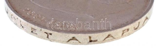 1946. 5Ft Ag "vastag Kossuth" fordított peremirat T:1- apró ph. Adamo F8