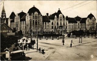 Pécs, MÁV (Magyar Királyi Államvasutak) Üzletvezetőségi palota, Pannonia Sörfőző Rt., üzlet. Havas Testvérek kiadása (EK)