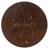 Kiss Nagy András (1930-1997) DN "Semmelweis Ignác 1818-1865" Br emlékérem ÁPV tokban (60mm...