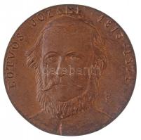 Pátzay Pál (1896-1979) DN "Eötvös József 1813-1874 / Kelety Gusztáv 1834-1902" Br plakett (73mm) T:2-