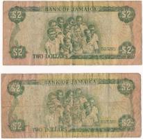 Jamaika 1986. 2$ (2x) T:III 
Jamaica 1986. 2 Dollars (2x) C:F Krause#69b