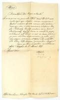 1871 Simor János (1813-1891) esztergomi érsek által aláírt egyházi irat