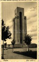 1937 Mohács, Hősi emlékmű, hősök szobra. Fridrich Oszkár kiadása (EK)