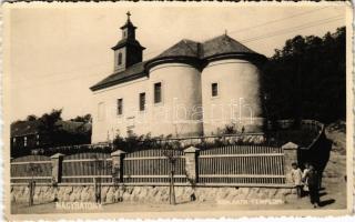 1937 Nagybátony (Bátonyterenye), Római katolikus templom, Sztanek Ede photo (EK)