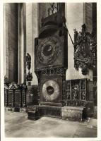 Gdansk, Danzig;  Marienkirche, Astronomische Uhr von Hans Düringer / church, clock, interior