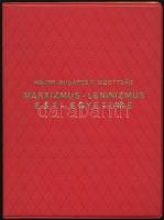 1957-1960 Magyar Szocialista Munkáspárt Marxizmus-Leninizmus Esti Egyeteme tanulmányi könyv + bizony...