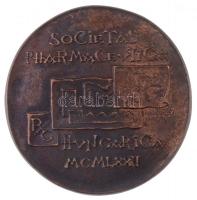 Madarassy Walter (1909-1994) 1972. "Richter Gedeon - Magyar Gyógyszerészeti Társaság" Br e...