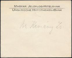 báró Kemény Zsigmond (1814-1875) aláírása kivágáson