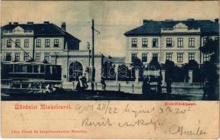 1901 Miskolc, Rudolf laktanya, villamos