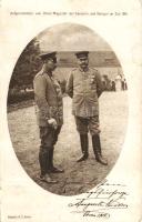 WW I. kaiser William II and Hindenburg military (fl)