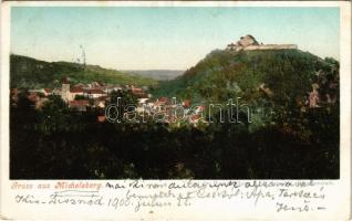 1900 Kisdisznód, Michelsberg, Cisnadioara; vár / castle