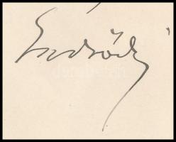 1907 Endrődi Sándor (1850-1920) költő, író, az MTA akadémikus autográf levele Petőfi témában. A levé...