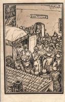 WW I. Red cross military