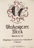 Össz. 2 db angol nyelvű plakát: Camelot és Shakespeare week, 1980 körül. Camelot amerikai plakát hát...
