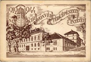 1914-1944 Budapest II. M. Kir. Honvéd Térképészeti Intézet. Olasz fasor 7-9. (ma Szilágyi Erzsébet fasor) s: Bokros (EK)
