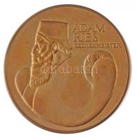 Németország DN Adam Ries számtanmester / Annaberg-Buchholz aranyozott Br emlékérem dobozban (48mm) T:1- Germany ND Adam Ries rechenmeister / Annaberg-Buchholz golded Br commemorative medallion in case (48mm) C:AU