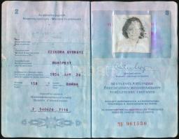 1988 Magyar Népköztársaság által kiállított fényképes útlevél, holland, svéd, marokkói, német, görög bejegyzésekkel, ázott, foltos