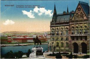 Budapest V. Országház, Parlament, Andrássy szobor. Photoiris 57.