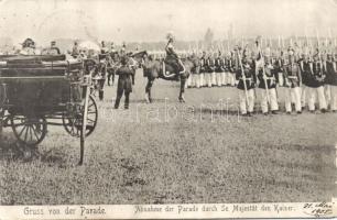 WW I. kaiser William II military (EK)