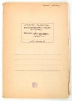 1987 Apostagi zsinagóga belsőépítészeti vázlatterve