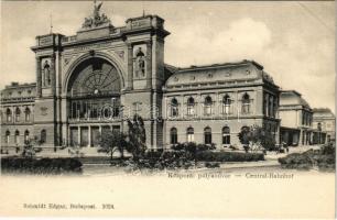 Budapest VII. Központi (Keleti) pályaudvar, vasútállomás. Schmidt Edgar 1024.