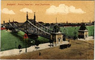 Budapest, Ferenc József híd, lovaskocsi