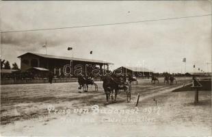 1917 Budapest XIV. Lóversenypálya, Preis von Budapest fogathajtó verseny, Justina, L. Weidmüller. photo